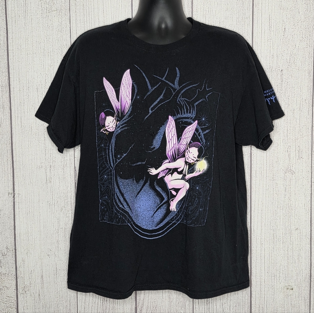 Melanie Martinez Portals Fairy Graphic Tee Alt Pop Y2K Fairycore, sz XL